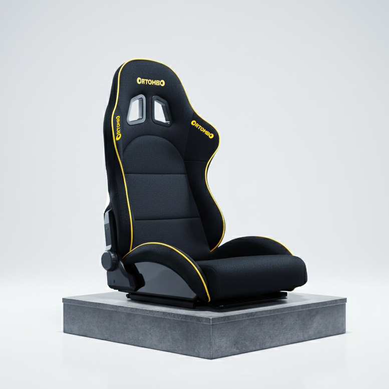 Ortombo GTS Pro Koltuk / Fiberglass Yarış koltuğu Kızaklı